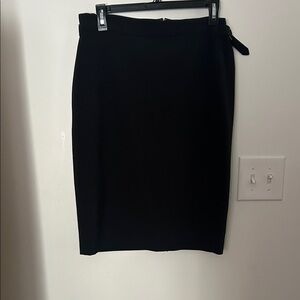 Polo by Ralph Lauren Black Tailored Pencil Skirt